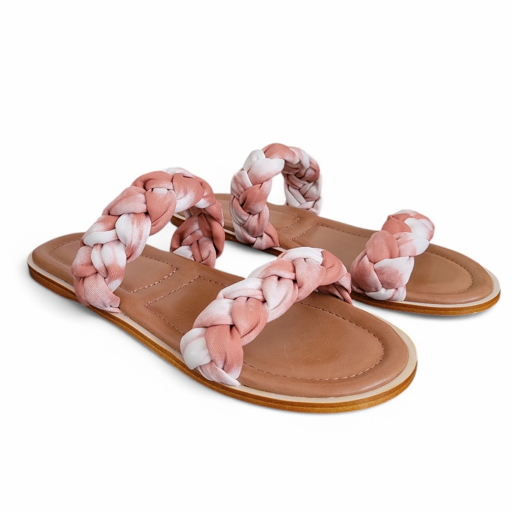 Korks By Kork-Ease Tie Dye Pilar Braided Strap Sandal 9